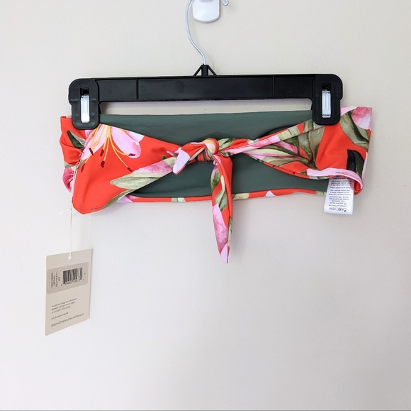 **NEW MARA HOFFMAN x REVOLVE Abigail Floral Bikini Set in Red Multi - Size Small - Picture 4 of 9